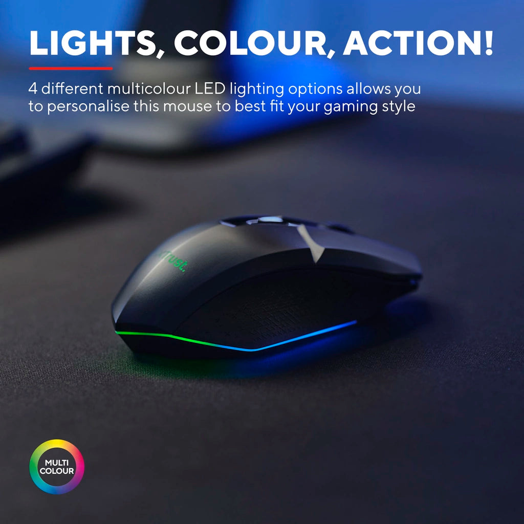 GXT 110 Felox Illuminated Wireless Gaming mouse Svart
